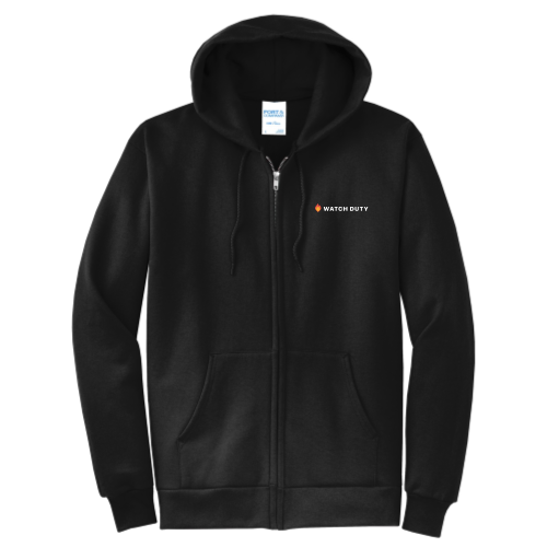 Watch Duty - Port & Company Core Fleece Full-Zip Hooded Sweatshirt