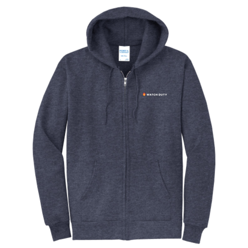 Watch Duty - Port & Company Core Fleece Full-Zip Hooded Sweatshirt