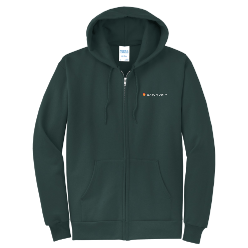 Watch Duty - Port & Company Core Fleece Full-Zip Hooded Sweatshirt