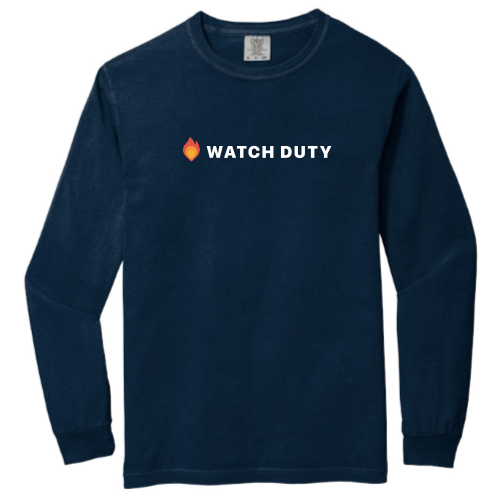 Watch Duty - Comfort Colors Garment-Dyed Heavyweight Long Sleeve T-Shirt v1