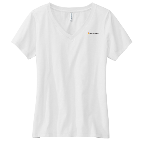 Watch Duty - Volunteer Knitwear Women's Daily V-Neck Tee USA-Made